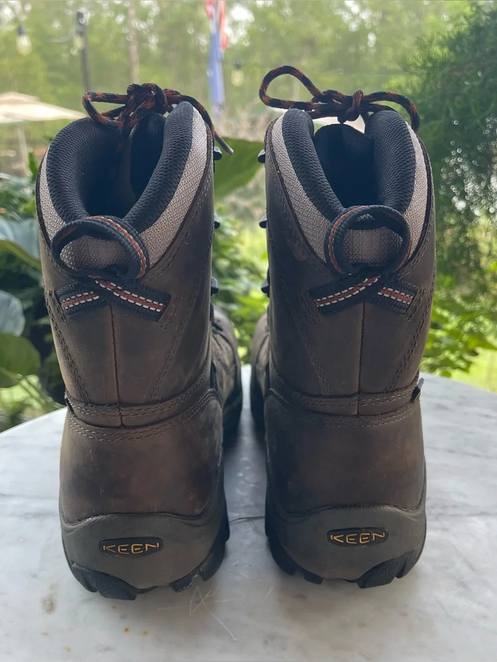 KEEN Detroit 8” Steel Toe Waterproof Work Boots Men’s Size 9 Brown 1008313